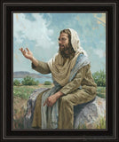 The Sermon On The Mount Open Edition Canvas / 16 X 20 Frame B 1/4 24 Art