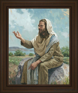 The Sermon On The Mount Open Edition Canvas / 16 X 20 Frame C 1/4 24 Art