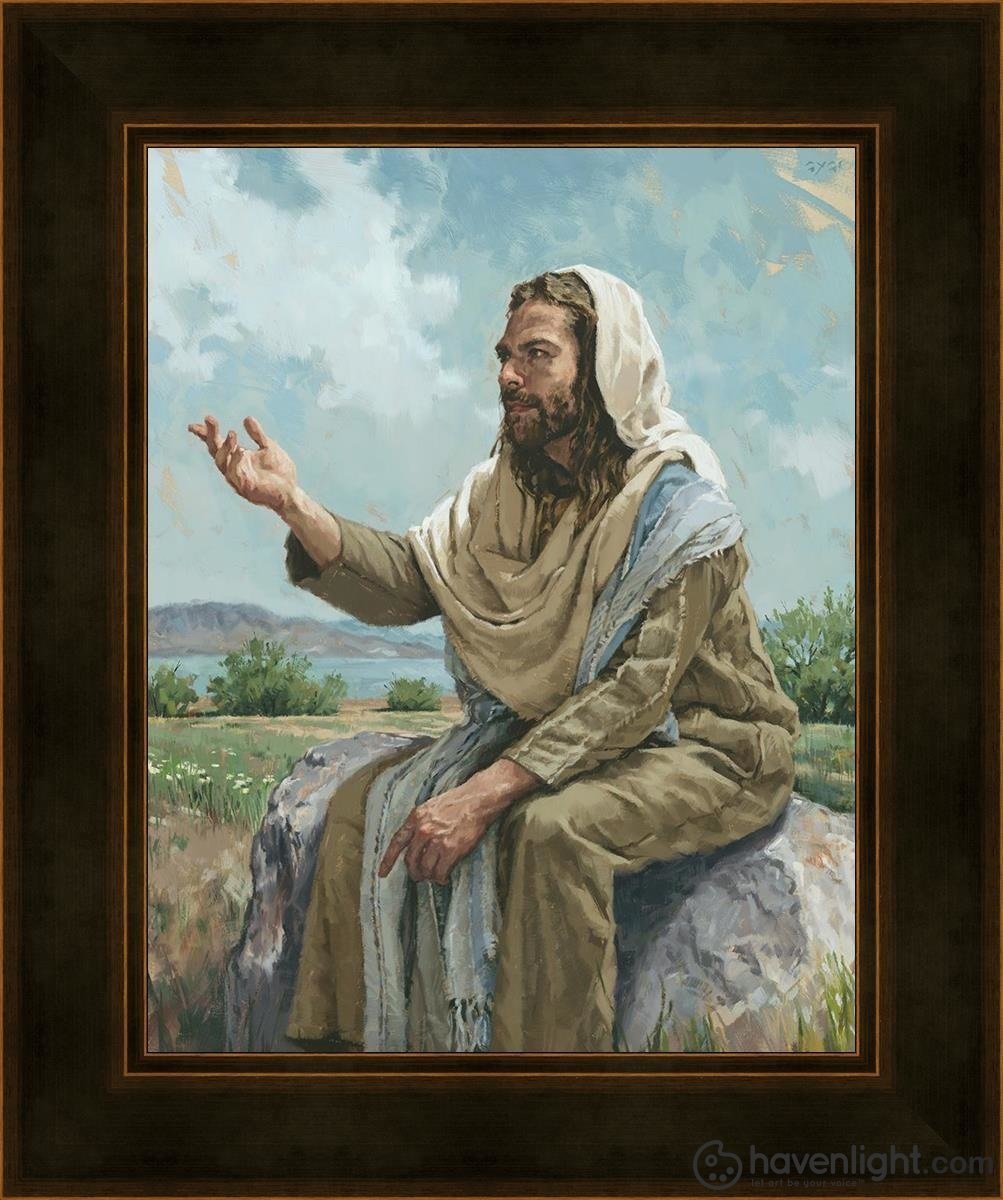 The Sermon On The Mount Open Edition Print / 11 X 14 Frame A 15 1/4 18 Art