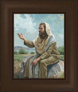 The Sermon On The Mount Open Edition Print / 11 X 14 Frame C 16 3/4 19 Art