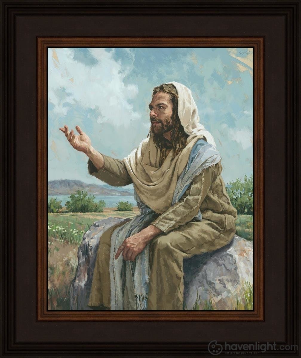 The Sermon On The Mount Open Edition Print / 11 X 14 Frame N 15 3/4 18 Art