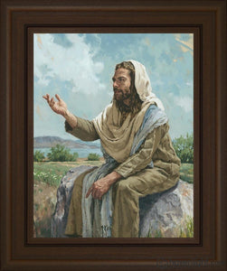 The Sermon On The Mount Open Edition Print / 11 X 14 Frame S 15 1/4 18 Art