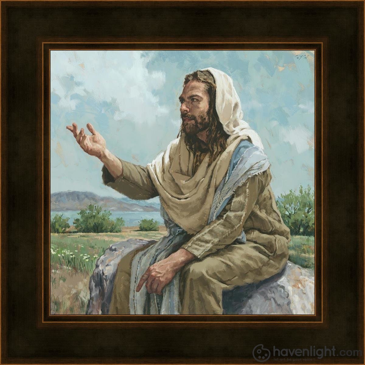 The Sermon On The Mount Open Edition Print / 12 X Frame A 16 1/4 Art