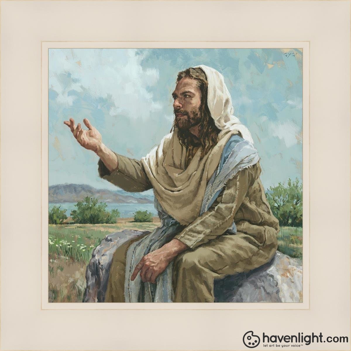 The Sermon On The Mount Open Edition Print / 12 X Frame W 16 1/4 Art