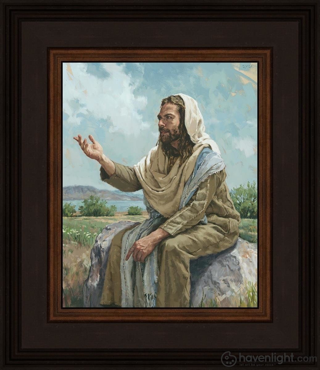 The Sermon On The Mount Open Edition Print / 8 X 10 Frame N 12 3/4 14 Art
