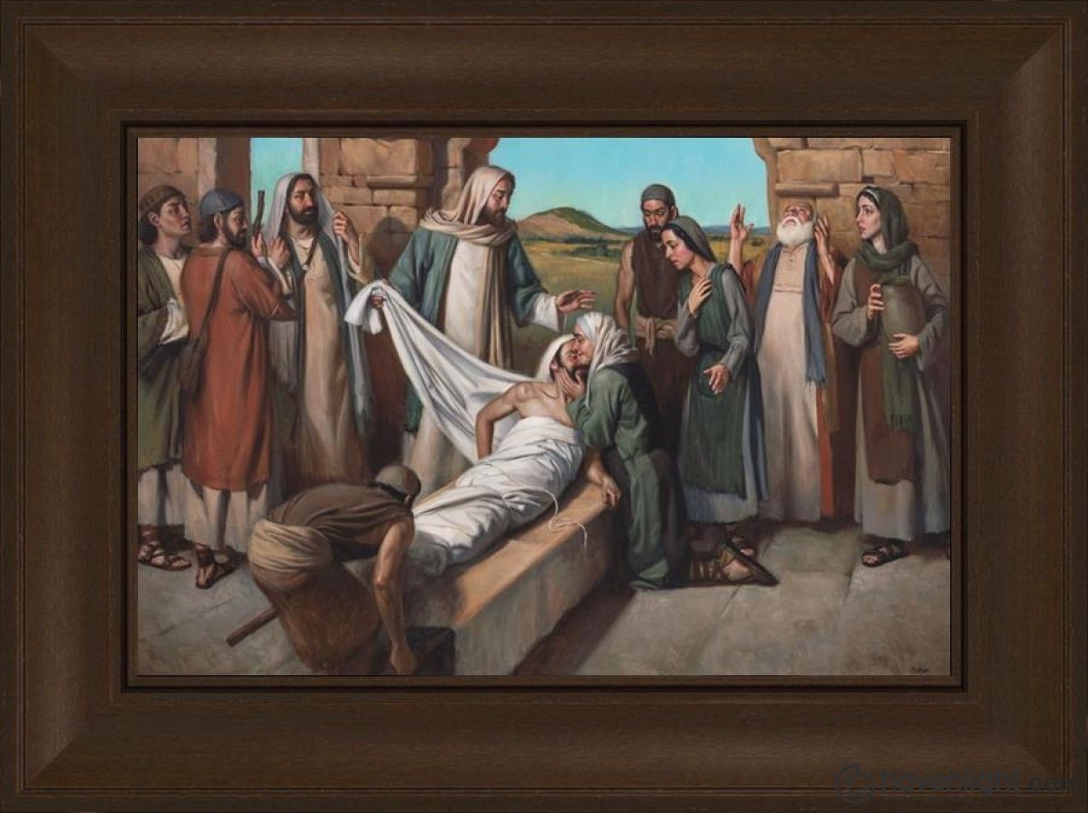 Widow Of Nain Open Edition Canvas / 18 X 12 Frame C 17 3/4 23 Art