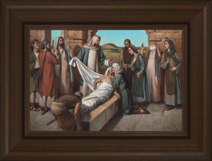 Widow Of Nain Open Edition Canvas / 18 X 12 Frame E 3/4 24 Art