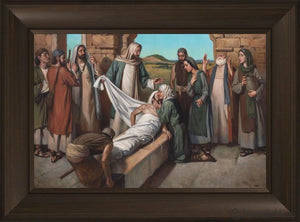 Widow Of Nain Open Edition Canvas / 24 X 16 Frame B 22 3/4 30 Art