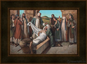 Widow Of Nain Open Edition Canvas / 24 X 16 Frame D 23 31 Art