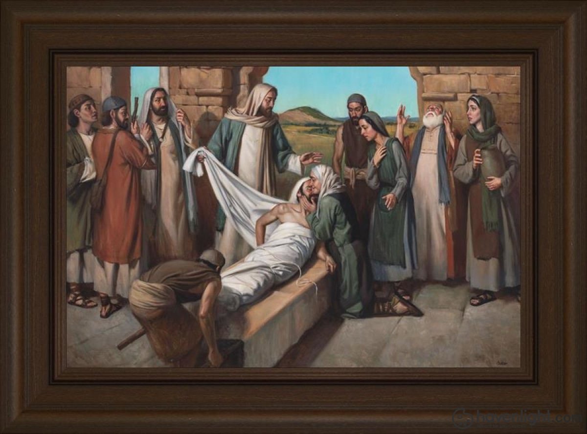 Widow Of Nain Open Edition Canvas / 24 X 16 Frame E 22 3/4 30 Art