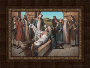 Widow Of Nain Open Edition Canvas / 30 X 20 Frame A 40 Art