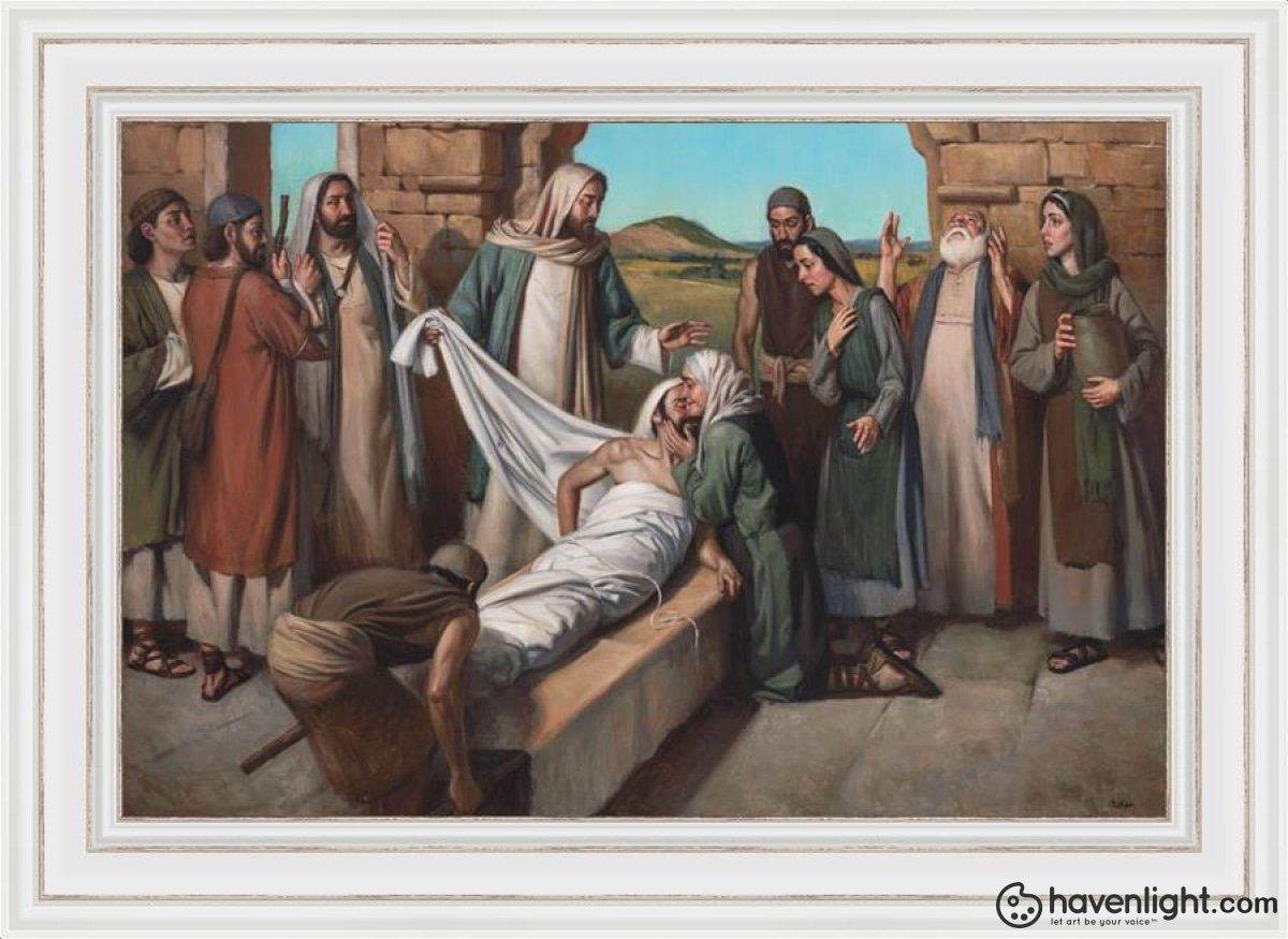 Widow Of Nain Open Edition Canvas / 36 X 24 Frame D 32 1/4 44 Art